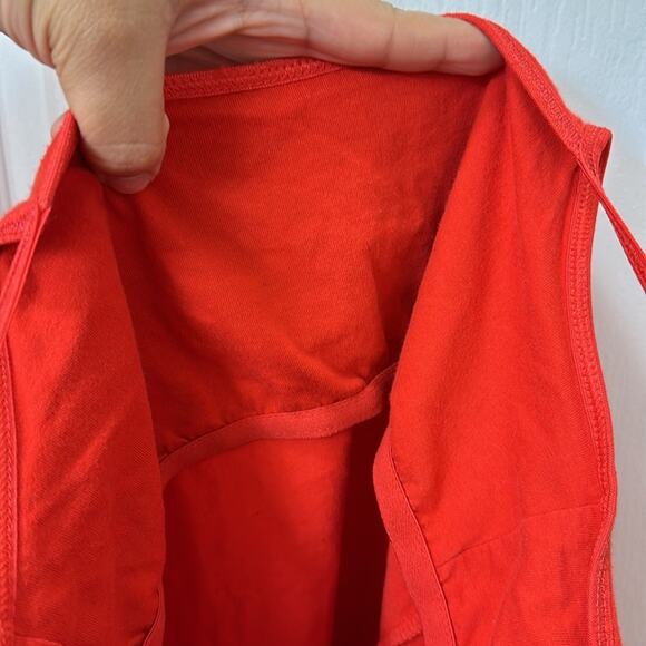 Cherokee girls red spaghetti strap top size L with built-in bra - Picture 3 of 3